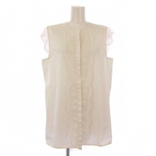 Womens Valentino Valentino VALENTINO Shirt Blouse Sleeveless Crew Neck Ruffle Si