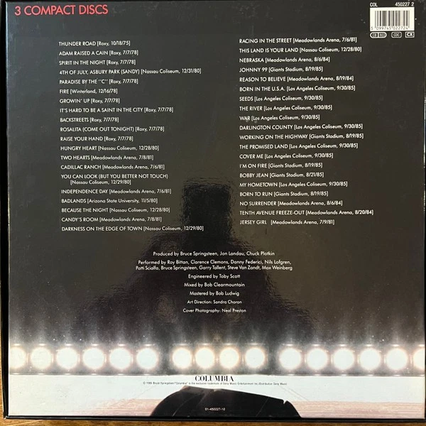 Bruce Springsteen & The E Street Band* - Live/1975-85 3xCD Album R CD 215741 - Bild 2 von 4