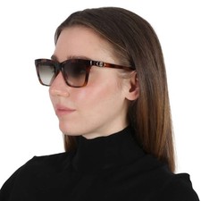 Salvatore Ferragamo Grey Gradient Rectangular Ladies Sunglasses SF1027S 214 55