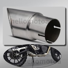 Silenciador deslizable de enlace de tubo de escape para Triumph Speed 400 Scrambler 400 X