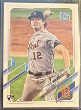 Topps 2021 Update Series Casey Mize Tigers Rookie MLB Baseball Card #US63. rookie card picture