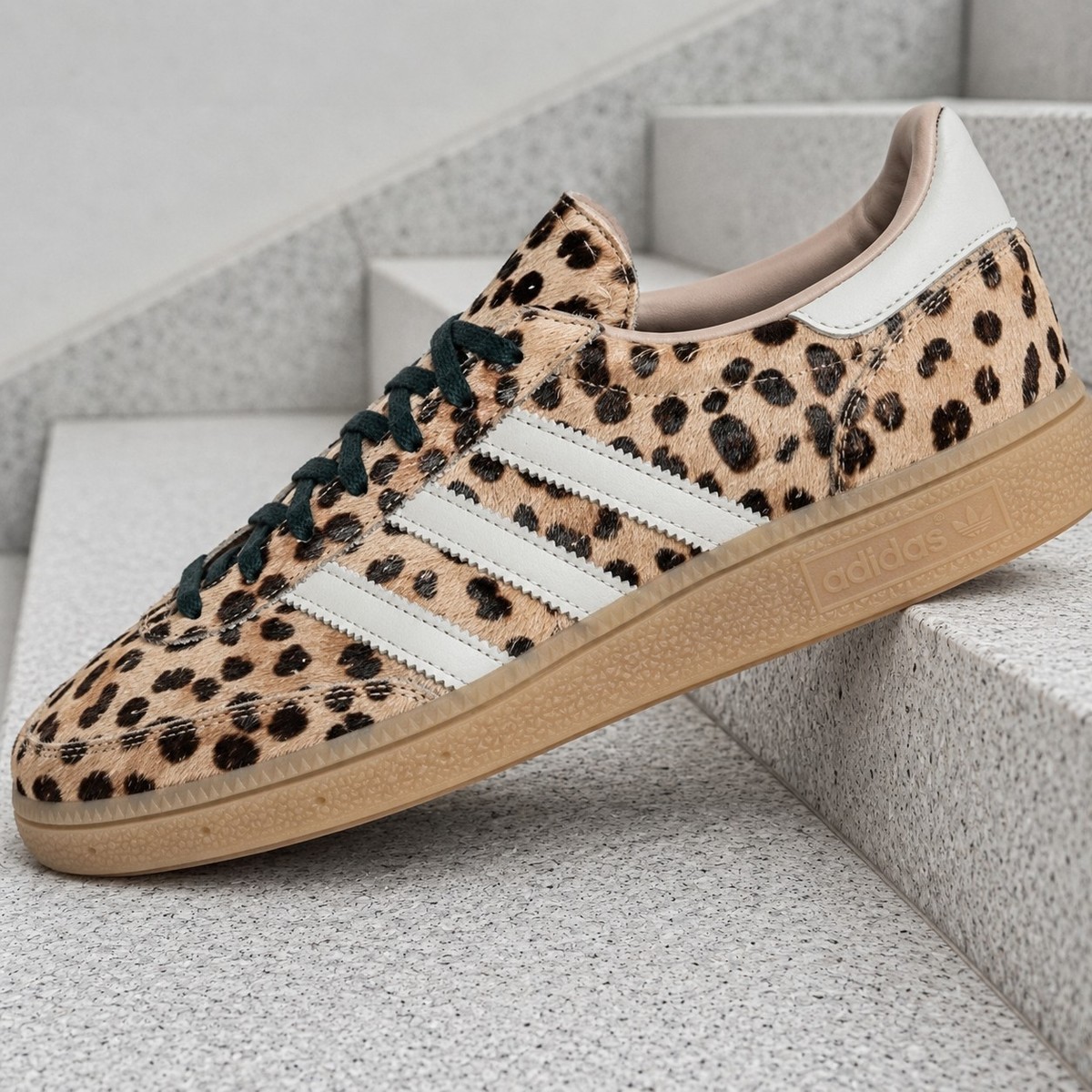 adidas Handball Spezial Leopard Magic Beige KI6678 Womens New | eBay