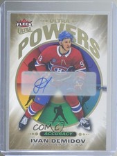 2025-26 Upper Deck Fleer Ultra Power Gold Ivan Demidov #UP11of25 Auto 0mp9