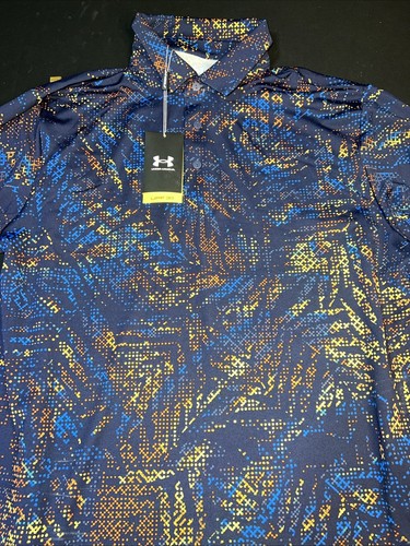 Under Armour men’s Geometric Pattern Lg Playoff Golf Shirt