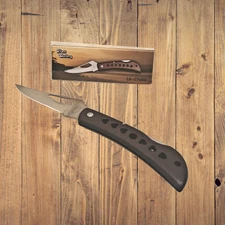 frost cutlery Pocket Knife Stainless Steel Blade Red Plastic Handle 3.7in