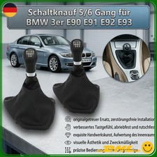 Ggepierct Schalthebel Manuel 5/6 Gang Schaltknauf für BMW 3er E90 E91 E92 E93
