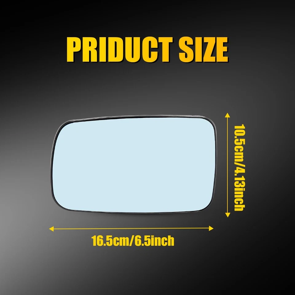 Синее зеркало с подогревом слева со стороны водителя для BMW 323i 328i оригинальное 51168247133 1-5X - Изображение 3 из 4