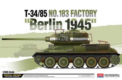 Academy 13295 - 1/35 T-34/85 No.183 Factory Berlin 1945 - Neu