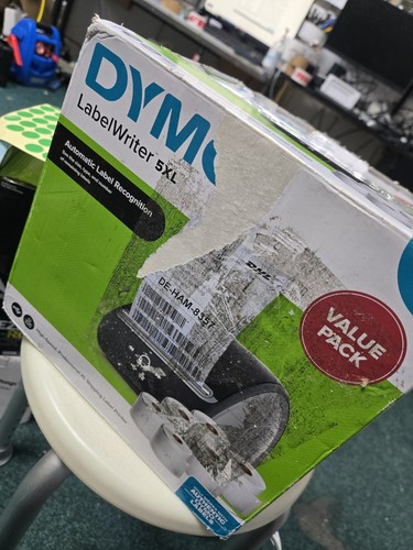 Dymo Labelwriter 5XL Etikettendrucker Automatisch Thermoetikett (ohne Stromkabel ohne Ho - Bild 7 von 11