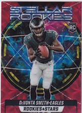 2021 Panini Rookies & Stars - Stellar Rookies Devonta Smith #SR-6 Red Prizm (RC)