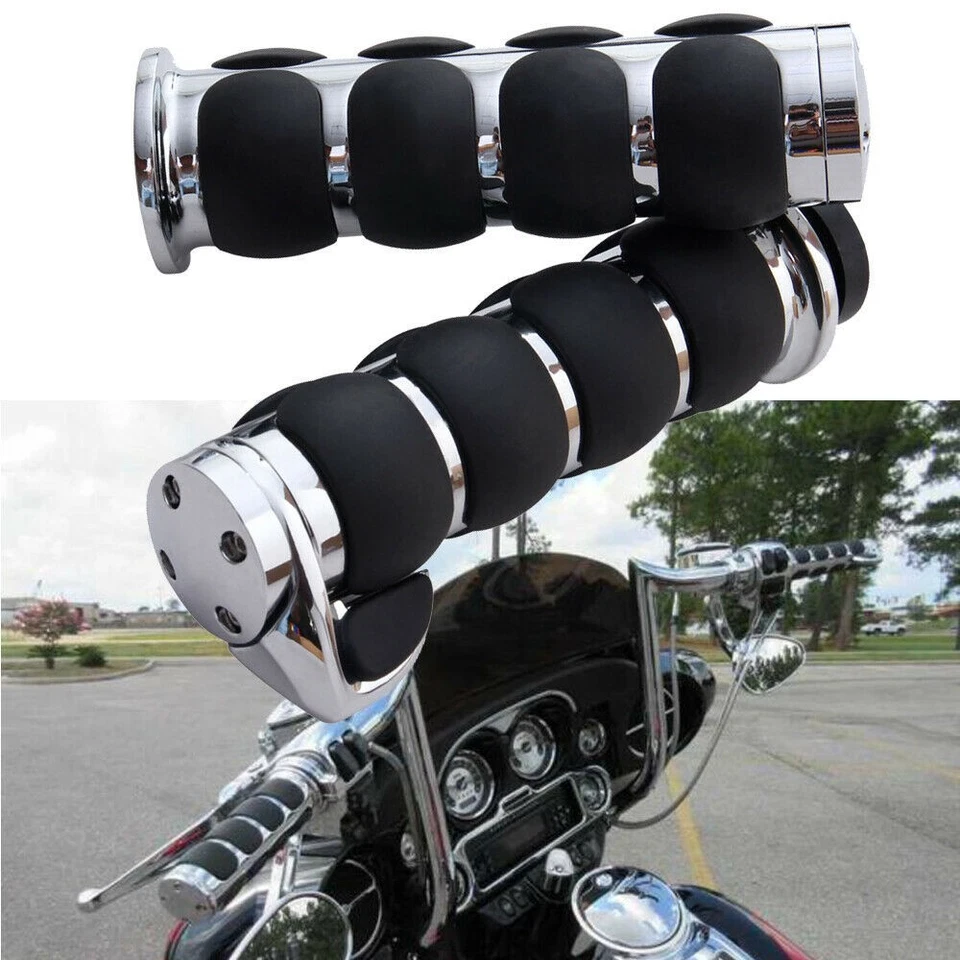 Motorcycle 1" Handlbar End Hand Grips For Honda Shadow VT 600 700 750 1100 US Foto 4 de 4