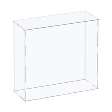 Acrylic Display Case Plastic Box Cube Storage Box Clear 31x11x31cm