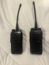 2 Hytera BD502i UHF 400-470MHz Portable Two-Way Radio Digital No Charger UNTEST