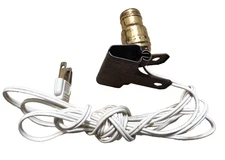 Vintage electric plug in reading light clip ESTERBROOK helped past world see