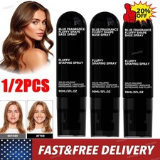 2X Fluffy Hair Shaping Spray, Peach Scented Volumizing and Setting Spray 90ml US
