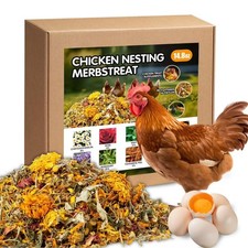 14.8 Oz Nesting Herbs for Chicken Coop - 10 Natural Dried Herbs for Chicken C...
