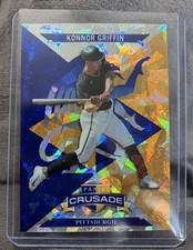 2025 Panini Crusade - Crusade Konnor Griffin, Konnor Griffin #9 Blue Cracked Ice
