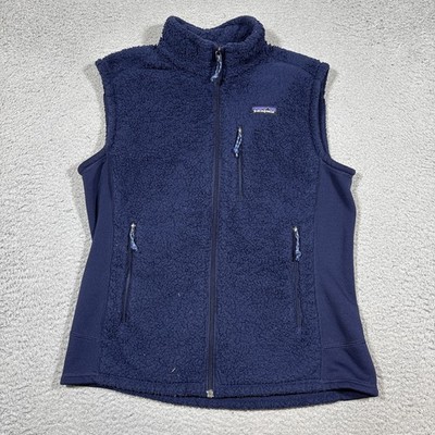 Patagonia Men’s Sz M Blue Full Zip Deep Pile Fleece Los Gatos Vest