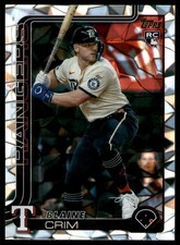 2025 Topps Update #US205 Blaine Crim Diamante Foil