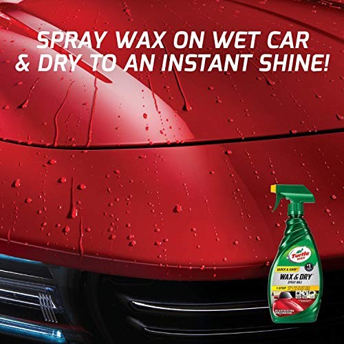 Quick and Easy Wax and Dry Spray Wax - 1 Step - Carnauba Shine - Prevents 