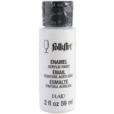 FolkArt Enamel Paint Set, Wicker White, Glass & Ceramic Paint, 2 oz, 4001