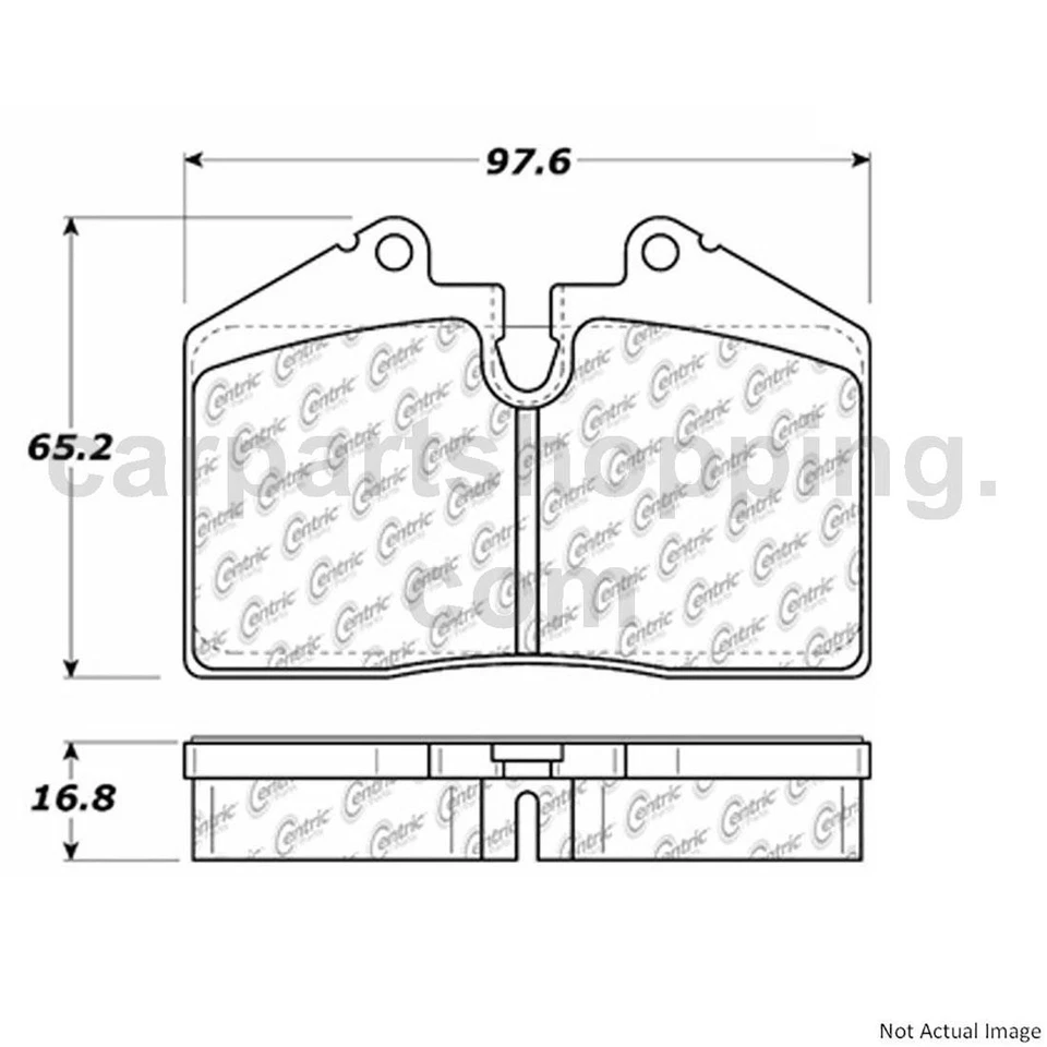 Juego de 6 pastillas de freno delanteras traseras rotores de freno para Porsche 911 1978-1983 Foto 4 de 4