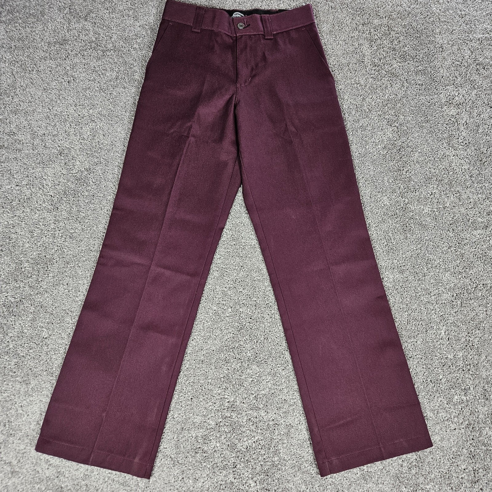 Dickies Skateboarding Pants Maroon 28x30 Regular Fit Straight