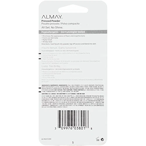 Almay All Set No Shine Pressed Powder 0.2Oz Oil-free Lightweight Coverage - Image 3 of 4