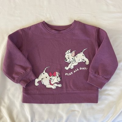 Disney Jumping Beans Toddler Girl 3T 101 Dalmatians Play All Day Sweatshirt