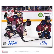 Ann-Renee Desbiens & Erin Ambrose Montreal Victoire PWHL Signed 8x10 Photograph