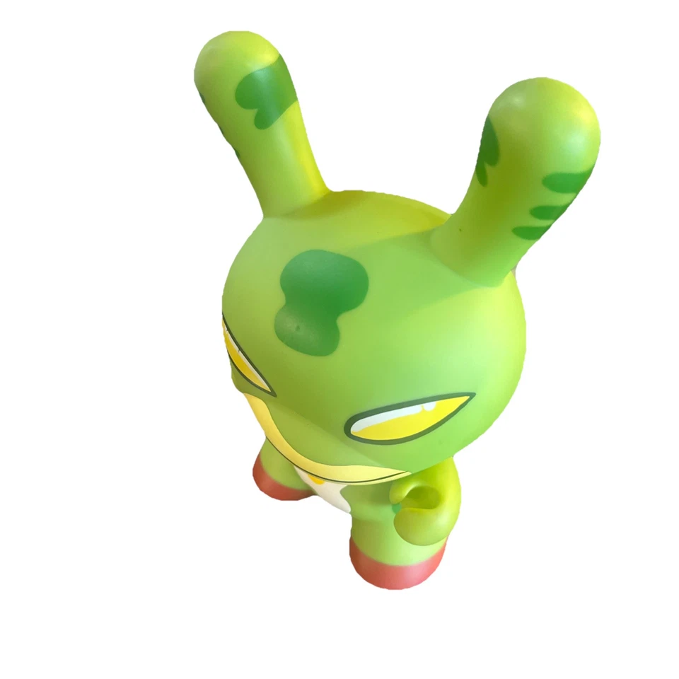 Kidrobot Green Eggdrop Ajaja 8" Dunny por David Horvath Diseñador Vinilo Arte Juguete Foto 4 de 4