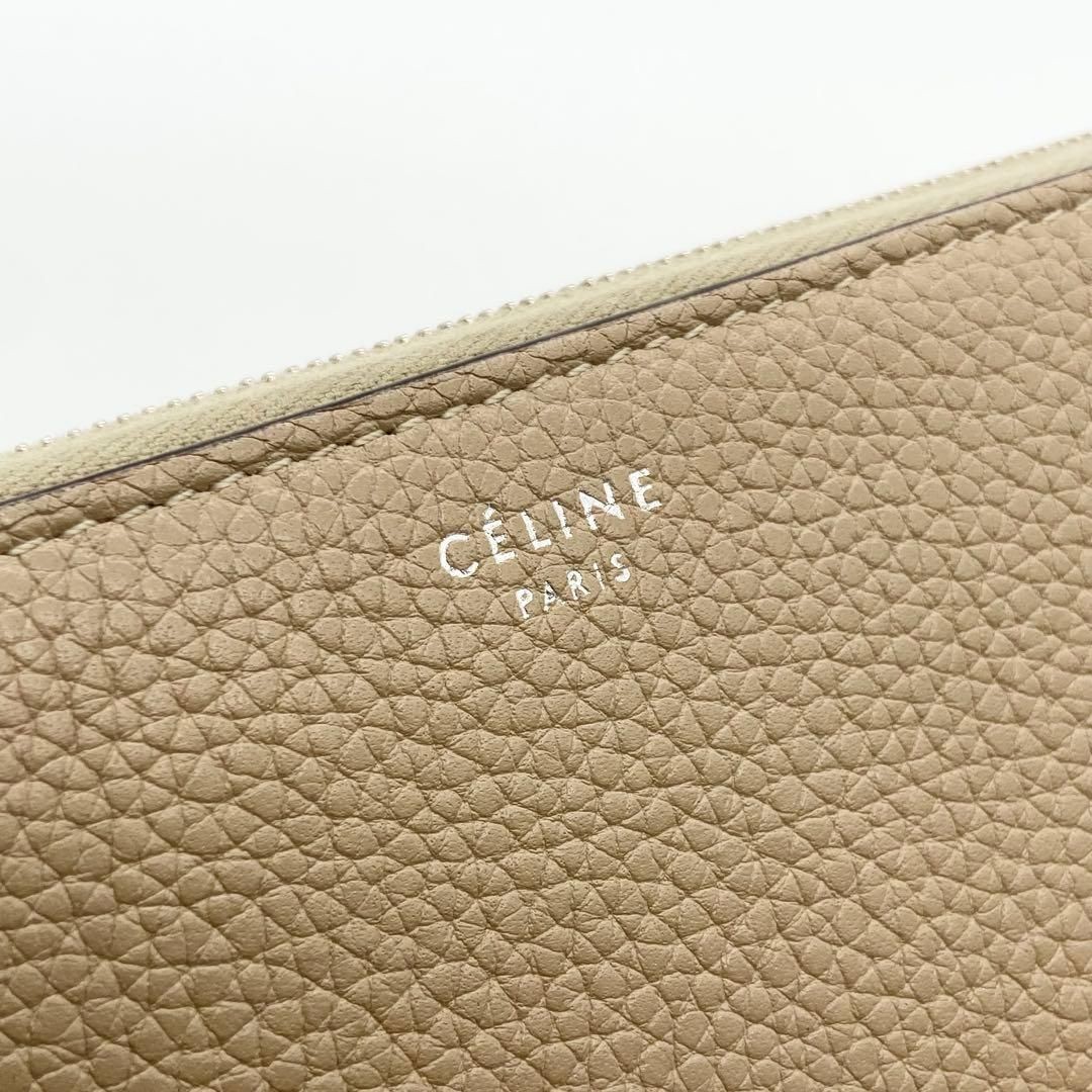 CELINE Multi-Function Long Wallet Zipper Round Ve… - image 8