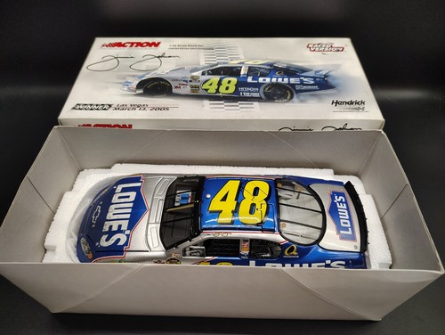 2005 Jimmie Johnson #48 Lowe's Las Vegas Win Raced Version 1:24 Action Platinum