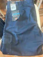 Dickies Men's Relaxed Straight Fit Navy Cargo Work Pants 44X30 Cotton Blend