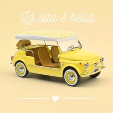 Fiat 500 Jolly 1965 giallo Norev 187790 1/18