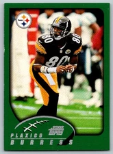 2002 Topps #279 Plaxico Burress Pittsburgh Steelers