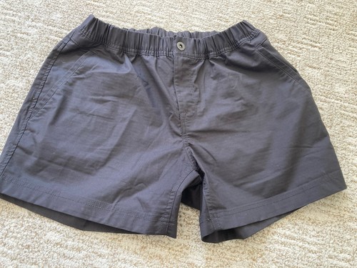 PrAna Double Peak Damenshorts Größe 8 Medium grau anthrazit Wandern Klettern