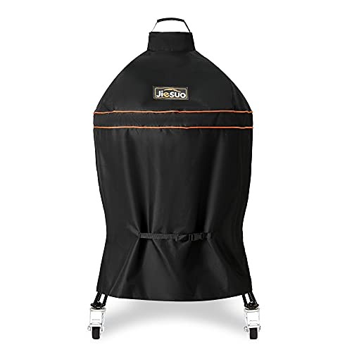 Jiesuo Kamado Grill Cover for Kamado Joe Classic Charcoal Grills, Grill 