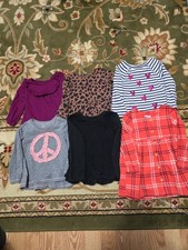 Baby Girls Sz 12-18m Lot Of 6 Adorable Casual Tops