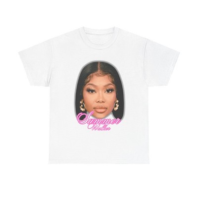 Summer Walker Big Face T-Shirt, Unisex Music Graphic Tee for Fans