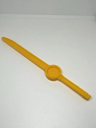 Vintage 1996 Power Rangers Super Zeo Megazord Authentic Yellow Sword