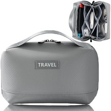 Electronic Organizer Accessory Cable Organiser Bag Water-Resistant Travel Ess...