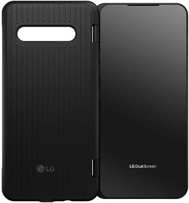 LG Dual Screen Case LM-V605N for LG V60 ThinQ 5G, Black (With Type-C Adapter)