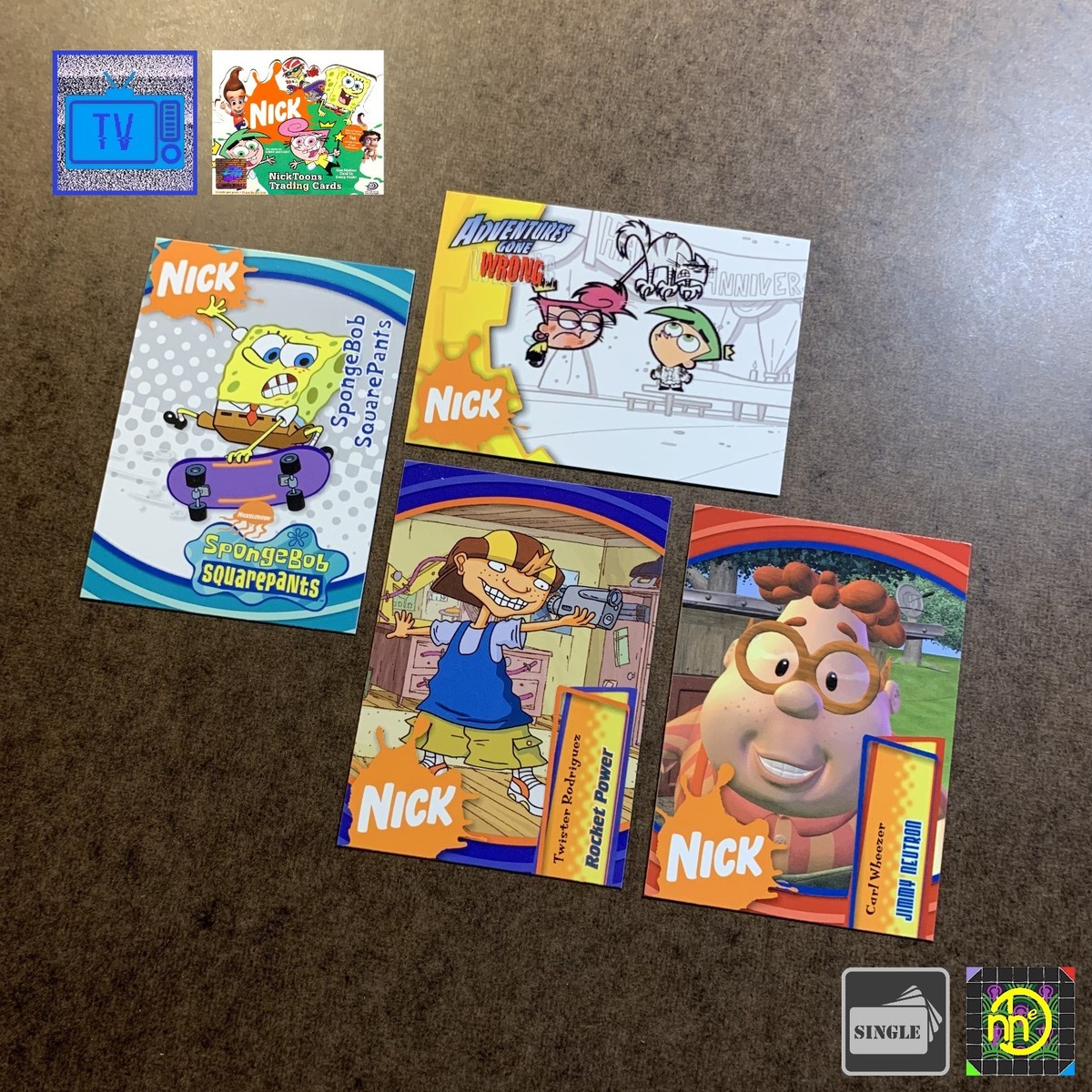 2004 Upper Deck NickToons - Card Singles - Pick Choose - Base + Lenticular