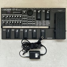 BOSS GT-8 Guitar Effects Processor Multi-Effects Pedal COSM w/ AC Adapter Tested
