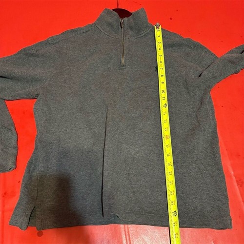 Polo Ralph Lauren maglione pullover uomo grigio girocollo L 1/4 zip - Foto 6 di 7