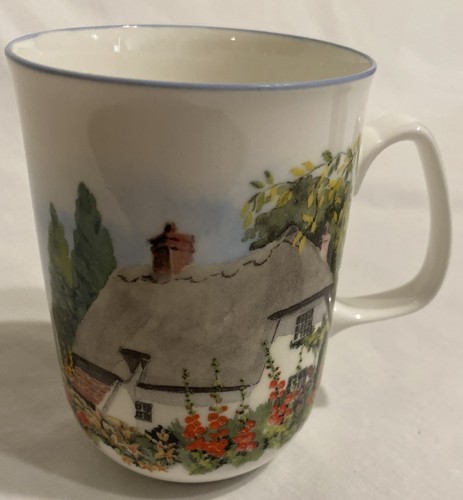 Tazza Rose of England Fine Bone China 4" Country Cottage Made in UK set di 2 - Foto 3 di 16