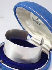 BEAU BRACELET Manchette epuré ANCIEN Vintage '70 en ARGENT massif