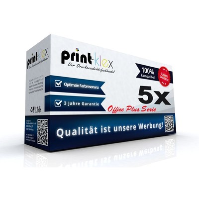 5x Extra Rebuilt XL Tonerkartuschen Kyocera FS 6530 MFP Toner Behälter