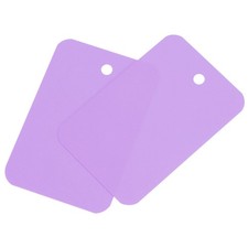 Waterproof Wires Plastic Shipping Tags,1.57x2.36 Inch Purple 50pcs